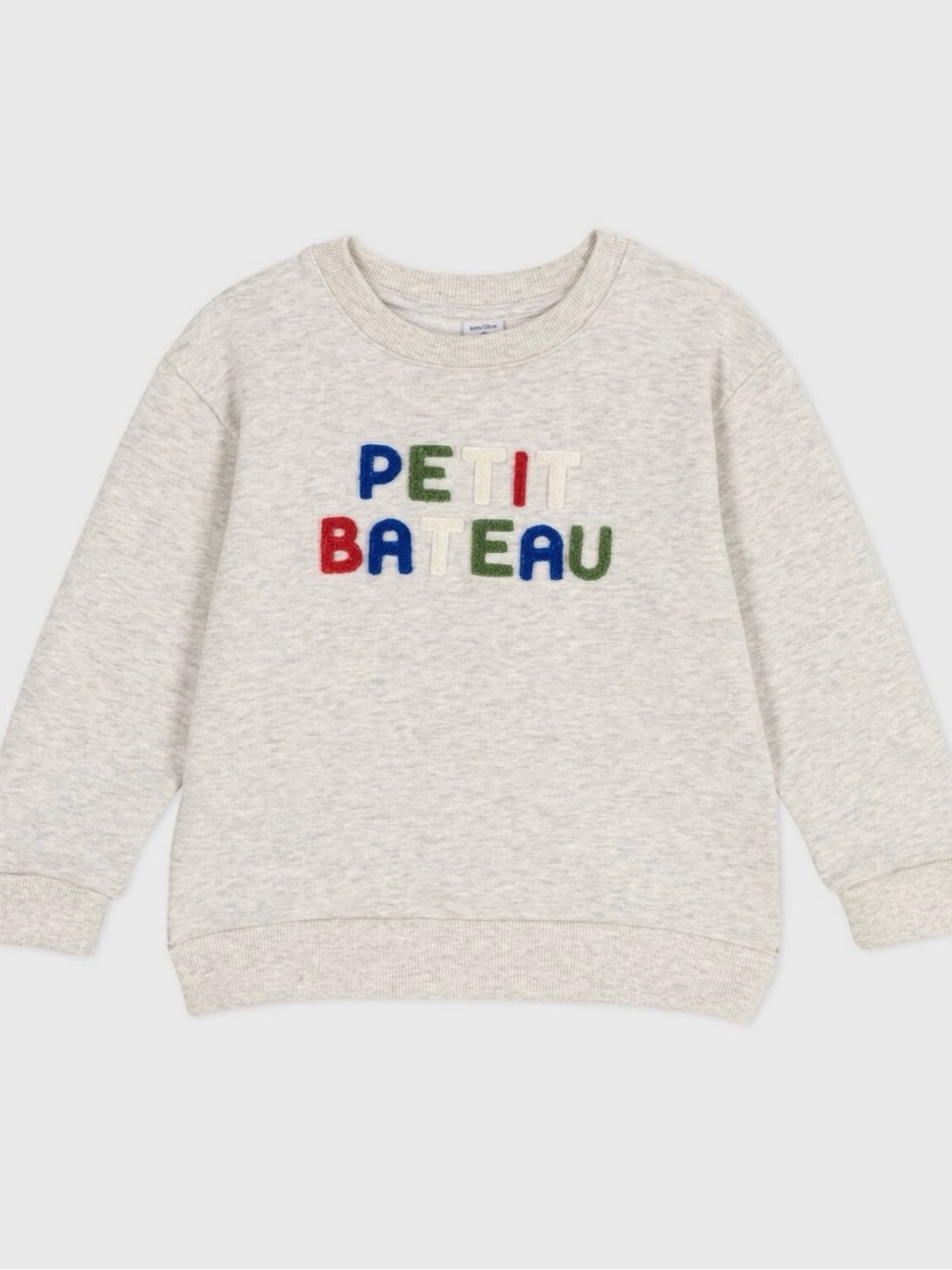 Children's unisex cotton sweatshirt